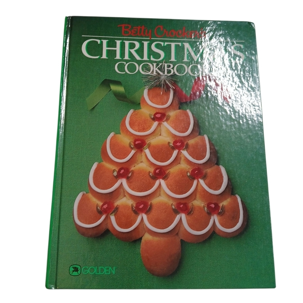 Vintage 80's Betty Crocker 's Christmas Cookbook 4th Printing Hardcover/Jacket